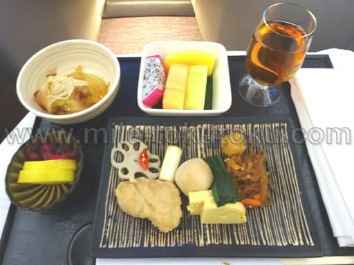 マレーシア航空 A350 ビジネスクラス 和食