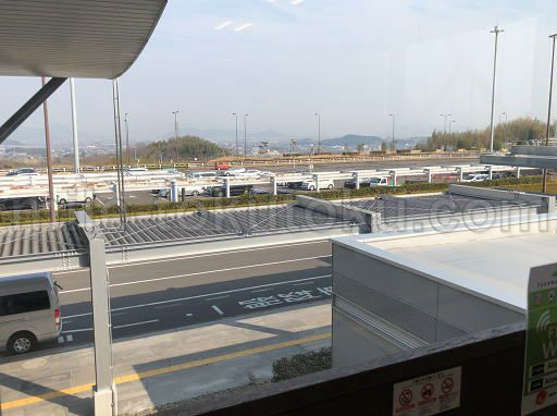高松空港 ラウンジ讃岐 窓からの景色