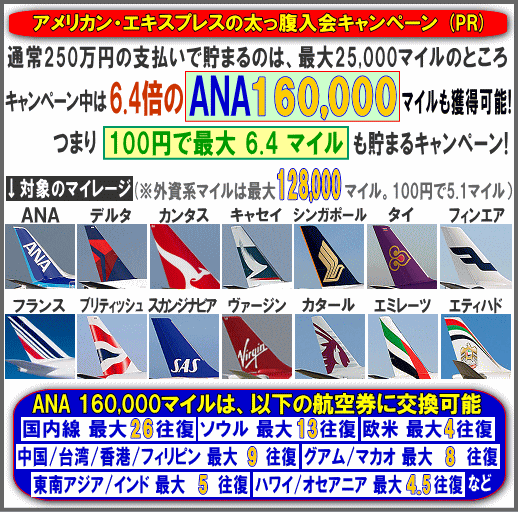 ANA16���}�C��(�O���n128000�}�C��)����L�����y�[��