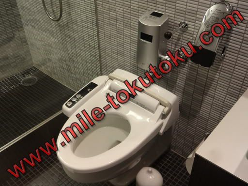 成田空港 国際線ANAラウンジ シャワールームのトイレ